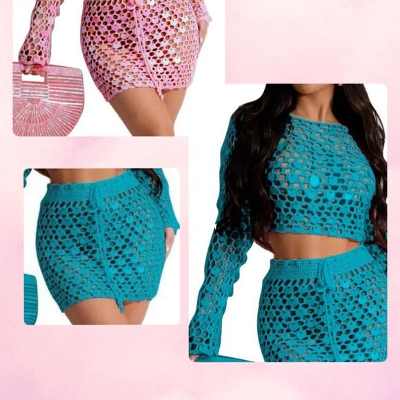 ✨ Beach Net Glam Set – Summer Seduction in Crochet ✨ - Picture 2 of 10